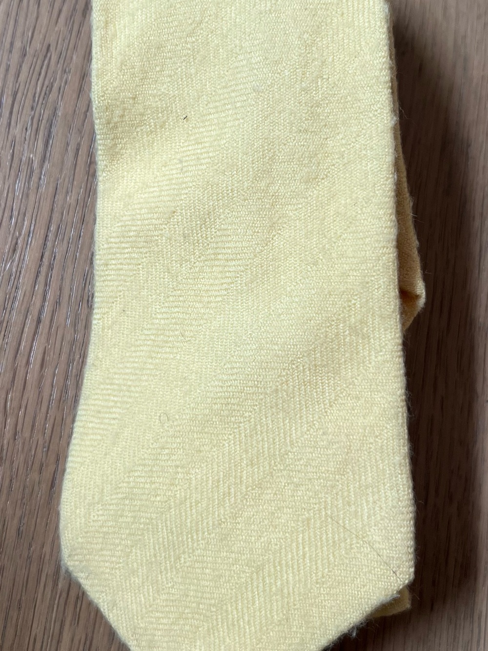 Vtg 90’s Prada Soft bold Yellow Men's Tie